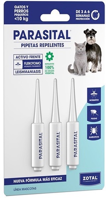 Parasital Pack 3 Pipetas Perros Peque�os y Gatos
