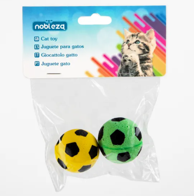 Juguete Pelota Futbol para Gatos Colores Surtidos