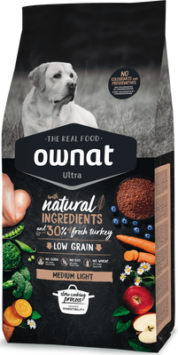 Pienso Perros Ownat Ultra Medium Light 12 kg