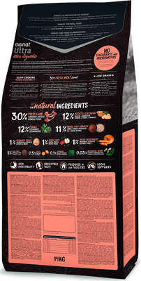 Pienso Perros Ownat Ultra Medium Lamb & Rice 12 kg