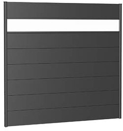 Pantalla Privacidad 90x180 Plata Metalica