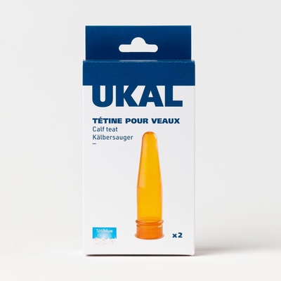 Pack 2 Tetinas Goma Terneros Tetiblue Biberon Cubo