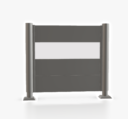 Pantalla Privacidad Con Panel 135x200