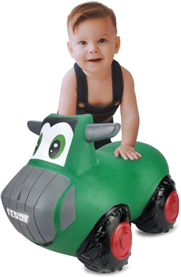 Correpasillos Tractor Fendt Saltarin - Juguete Hinchable con Bomba Incluida