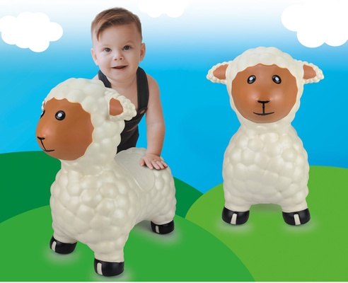 Oveja Saltarina Correpasillos - Juguete Infantil Blanca