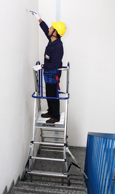 Escalera Telefly Profesional Telescopica Alum. 5 Pelda�os