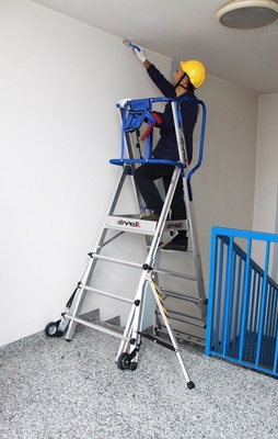 Escalera Telefly Profesional Telescopica Alum. 7 Pelda�os