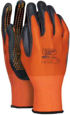 Guante Orange Dots Catch