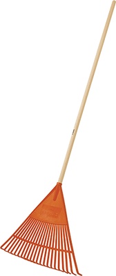 Escoba Plastica Jardin 22 Dientes con Mango