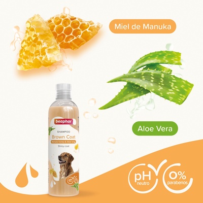 Champu para Perros Pelo Marron Beaphar 250 ml