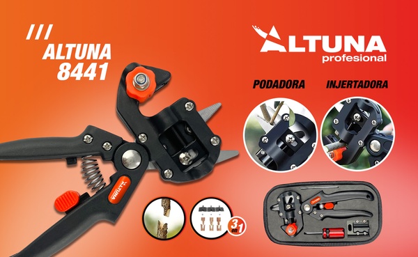 Tijera de Injertar Altuna Profesional 3 Cuchillas