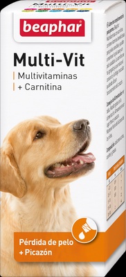 Beaphar Multivitaminas con Carnitina Perros 50ml Beaphar Multivitaminas con Carnitina Perros 50ml