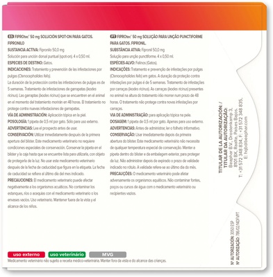 Beaphar FIPROtec Pipeta Antiparasitaria Gatos 4x0,5ml