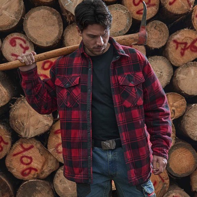 Chaqueta Sobrecamisa Willow Rojo U-Power Talla L