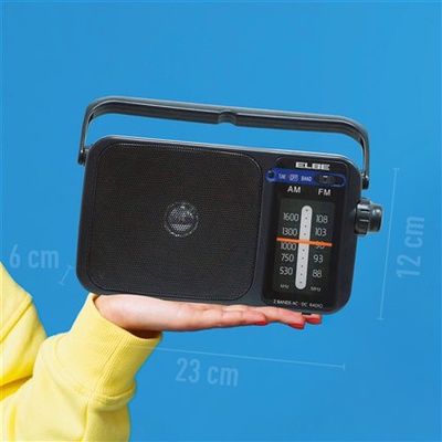 Radio Portatil AM/FM Elbe RF-942