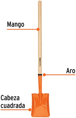 Pala Cuadrada de Juguete 75 cm