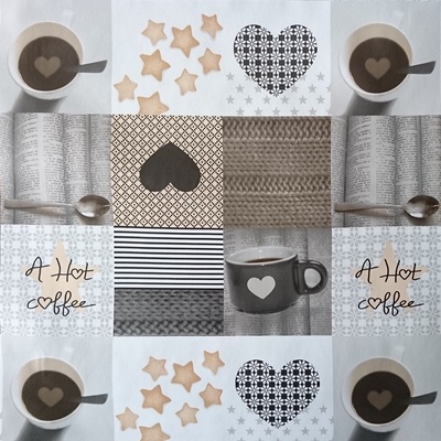 Mantel QD-Tex Q3 Hot Coffee 1.40x Metro Lineal