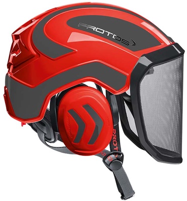 Casco Protos Integral Arborist Rojo/Gris