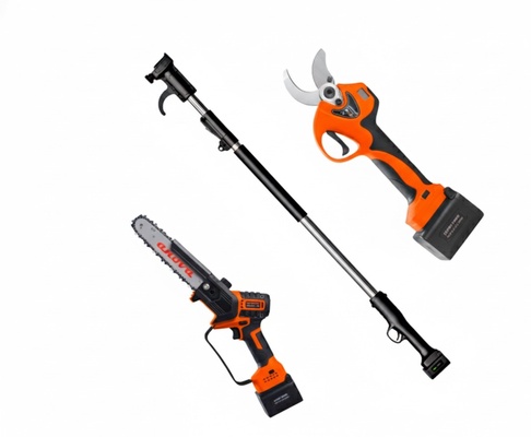 Pack Poda Anova: Tijera Electrica 40 mm TPB4004 + Motosierra Poda Engrase Automatico + Pertiga 2 m + 2 Baterias 4 Ah