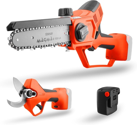 Kit Stocker Tijera Magma E-35 TP + Motosierra E-150 LA + Bateria 2,6 Ah