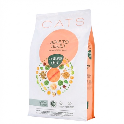 Pienso Gatos Natura Diet Cat Adult Salmon & Vegs 3 Kg