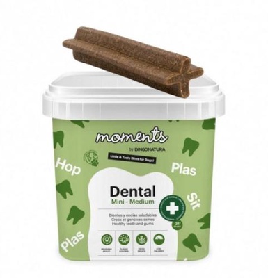 Snack Dental Perros Moments Dental Raza Mini Medium 500g