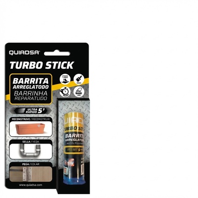 Masilla Epoxi Bicomponente Quiadsa Turbo Stick Blanco