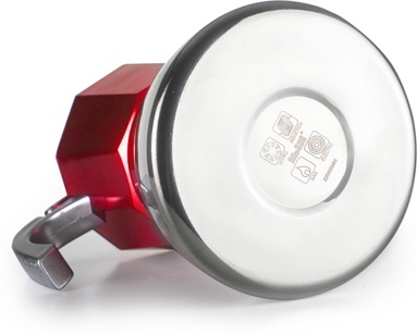 Cafetera Express Ibili Elba Red 450ml