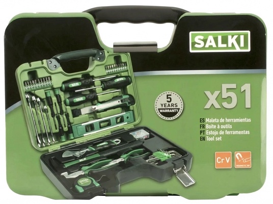Maleta De Herramientas Salki 51 Piezas