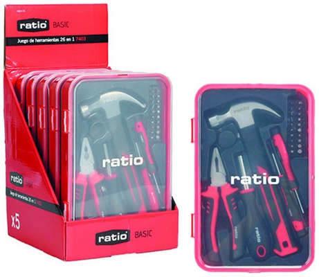 Juego de Herramientas de Bricolaje Ratio Juego de Herramientas de Bricolaje Ratio