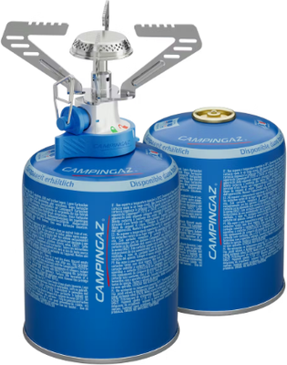 Kit Hornillo de Gas Camping CV Connect + 2 Cartuchos de Gas CV470
