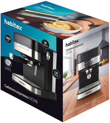 Cafetera Expresso Habitex CC215 15 Bares