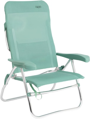 Silla de Playa Ajustable Crespo AL/223 Verde Silla de Playa Ajustable Crespo AL/223 Verde
