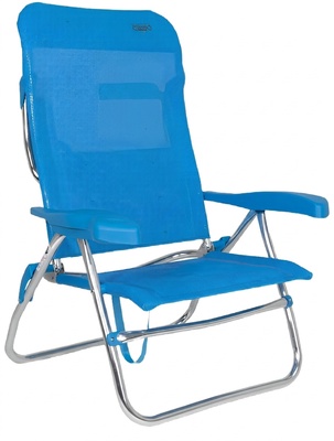 Silla de Playa Reclinable Crespo AL/223 Azul Silla de Playa Reclinable Crespo AL/223 Azul