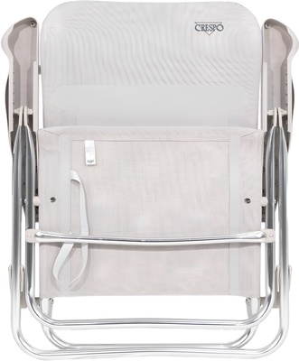 Silla de Playa Reclinable Crespo AL/205 Gris Claro