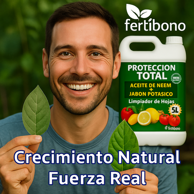 Proteccion Total Jabon Potasico + Aceite de Neem 5 Litros