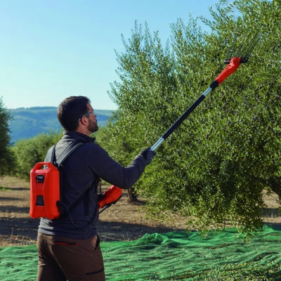Vareador de Aceitunas Telesc�pico Altuna AV01 350W + Bater�a Mochila