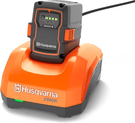 Cargador r�pido Husqvarna 40-C500X 500 W para bater�as BLi-X 36 V
