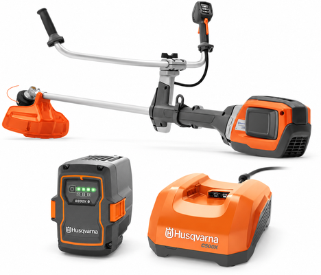 Pack desbrozadora Husqvarna 535iRX + batería 40-B330X 9 Ah y cargador rápido C500X Pack desbrozadora Husqvarna 535iRX + batería 40-B330X 9 Ah y cargador rápido C500X