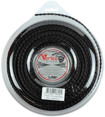 Hilo de desbrozadora Vortex normal: bobinas y tramos cortados
